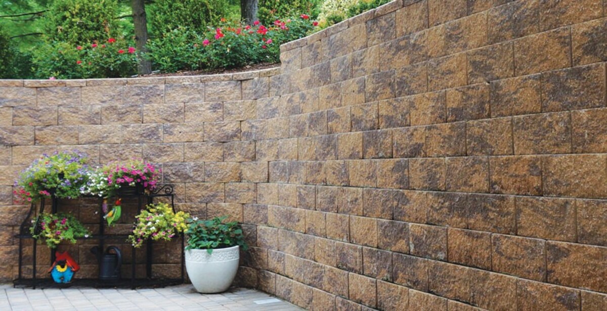 Retaining Wall System Provide Structure and Bold Yet Classic Beauty For ...